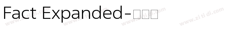Fact Expanded字体转换